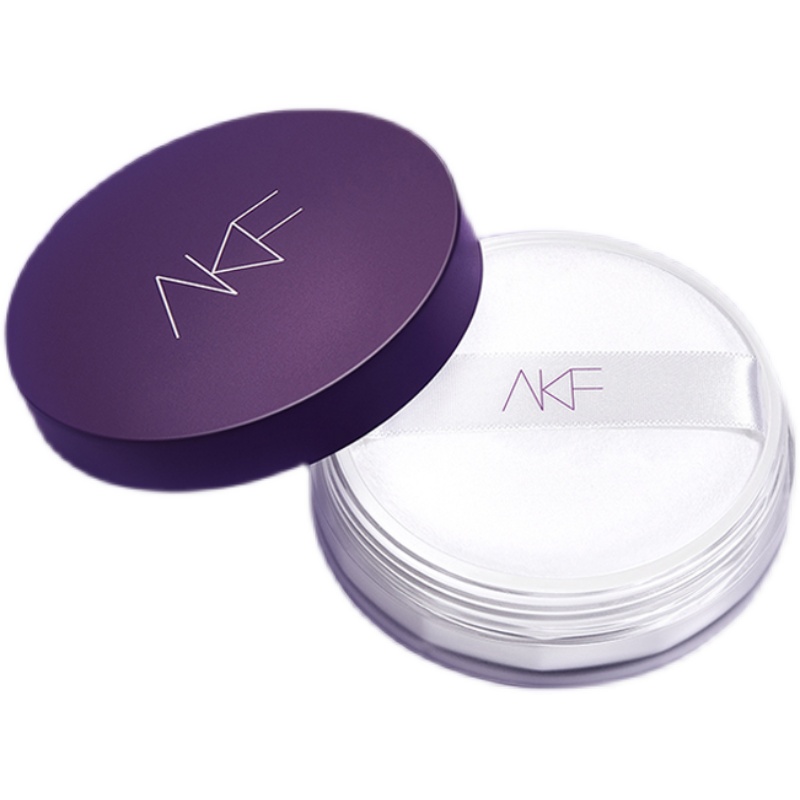 akf新款定妆控油持久防水干女散粉 百花伊人化妆品蜜粉/散粉