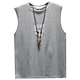 Vest nam mùa hè Áo thun không tay nam thương hiệu thể thao lỏng lẻo nhỏ sọc tươi cotton áo vest bóng rổ thủy triều - Áo vest cotton khoác vest nữ Áo vest cotton