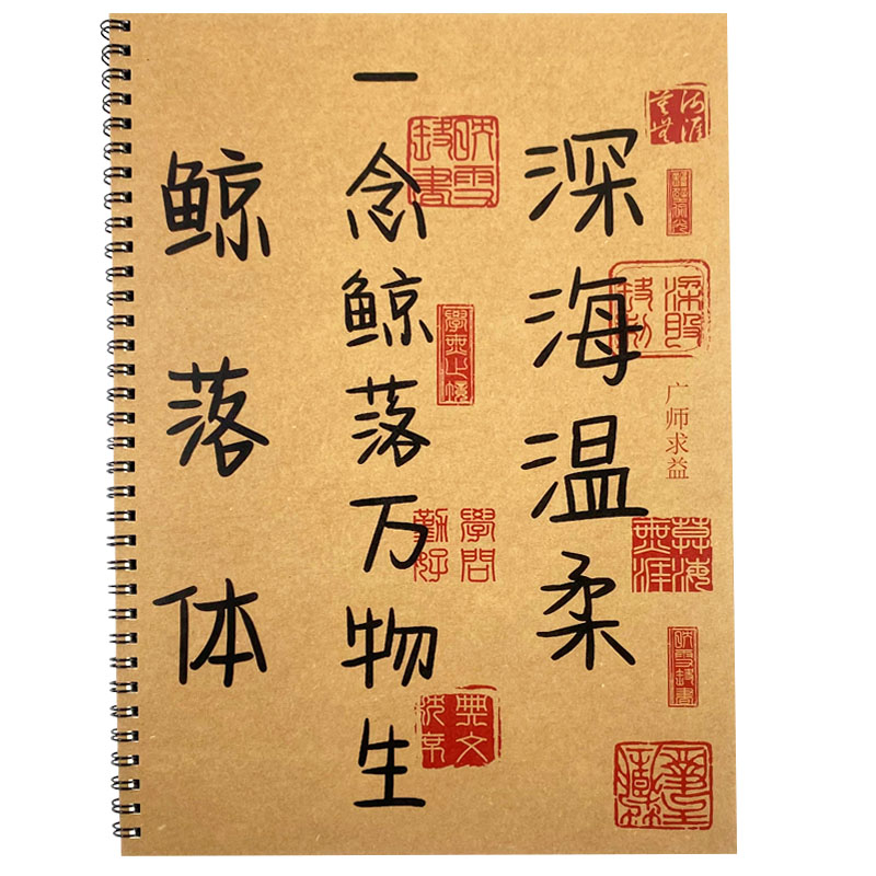 鲸落体字帖名人名言青年学生励志央视文案语录网易云小清新练字帖 - 图2