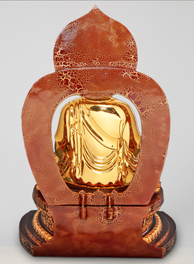 阿弥陀佛寺庙供奉西方三圣工艺品