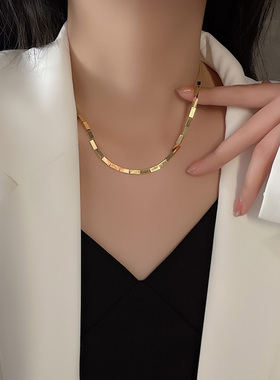 欧拉拉钛钢项链欧美新款