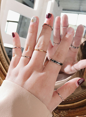 细戒指女超细简约时尚insins潮