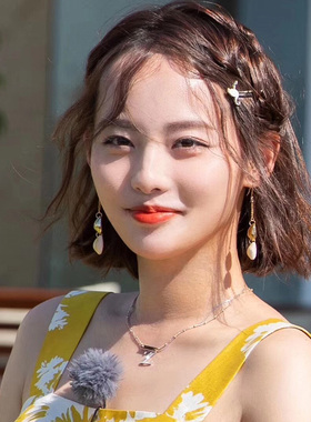 字母同款小众抖音饰品锁骨链