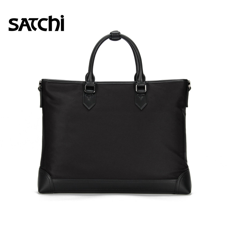 沙驰手提包休闲耐磨耐用男士公文包 satchi沙驰男士包袋