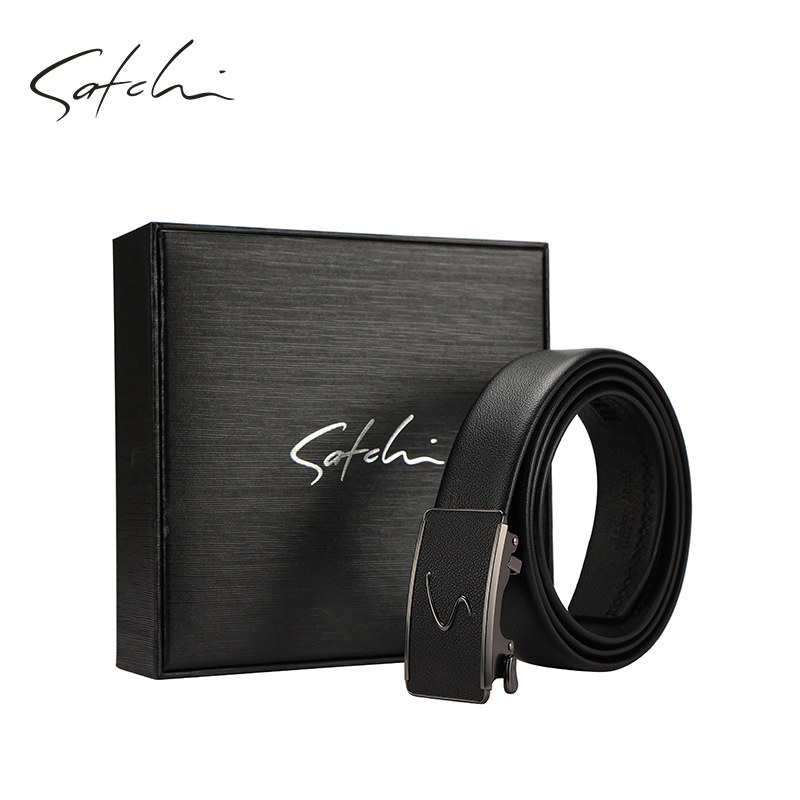 沙驰男士真皮高档正品生日礼物皮带 satchi沙驰腰带/皮带/腰链