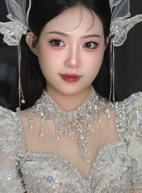 李一桐蝴蝶超仙女生发饰流苏发夹