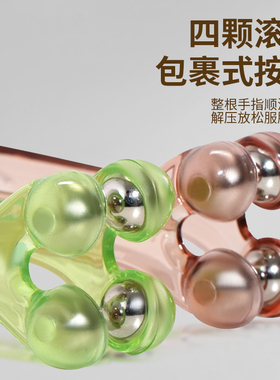 多功能手指头按摩器关节刮滚轮漫画手养成经络疏通神器手部按摩夹