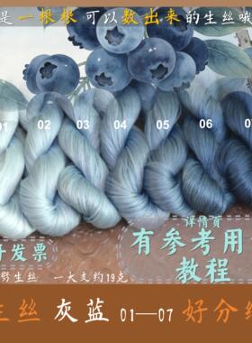 蚕丝线簪娘用手工diy绒鸟绒球线