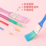 Детская кисть, акварель, гуашь для создания градиентных переходов, фартук для рисования для детского сада, 15 шт, граффити, можно стирать