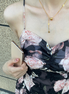 流苏小蛮腰~被硬控经典又百搭温柔系长款项链毛衣链仿真金不掉色