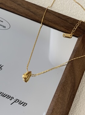 金水滴可水洗轻奢细链女项链