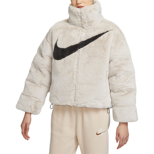 Nike/耐克正品休闲仿貂绒保暖女子立领透气运动立领外套FN0461 - 图3