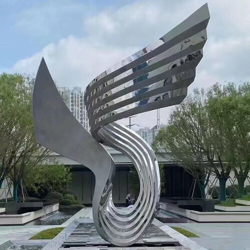 大型不锈钢抽象圆珠雕塑户外金属镂空简约广场小区景观装饰摆件 - 图2