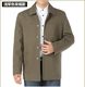 Spring men's jacket middle-aged cotton button-down jacket