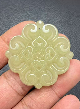 琉璃如意花吊坠挂件汉服挂饰