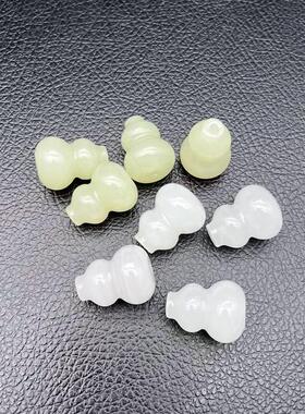 阿富汗玉通孔葫芦吊坠挂件