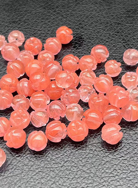 石英岩烤色通孔散珠玉珠配珠