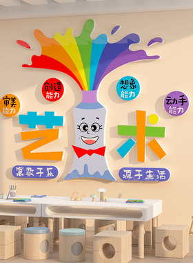 易优雪弗板加厚绘画墙贴画纸立体