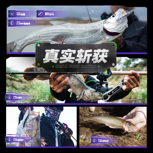 汉鼎路亚竿远投竿路亚微物杆泛用碳素裸杆直柄枪柄钓鱼竿抛竿幻翎 - 图3