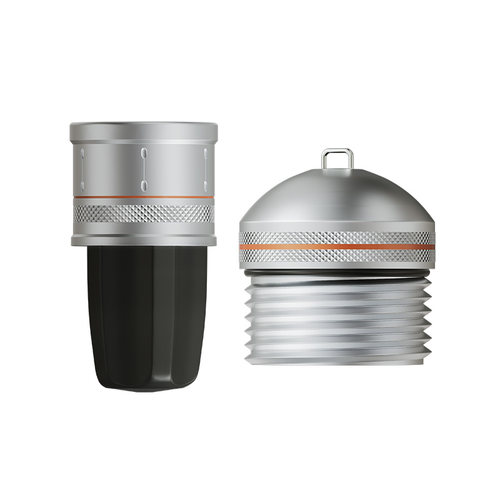 汉鼎螺纹钢二代配件前后堵头一体式前堵后堵鱼竿配件（非鱼竿） - 图1