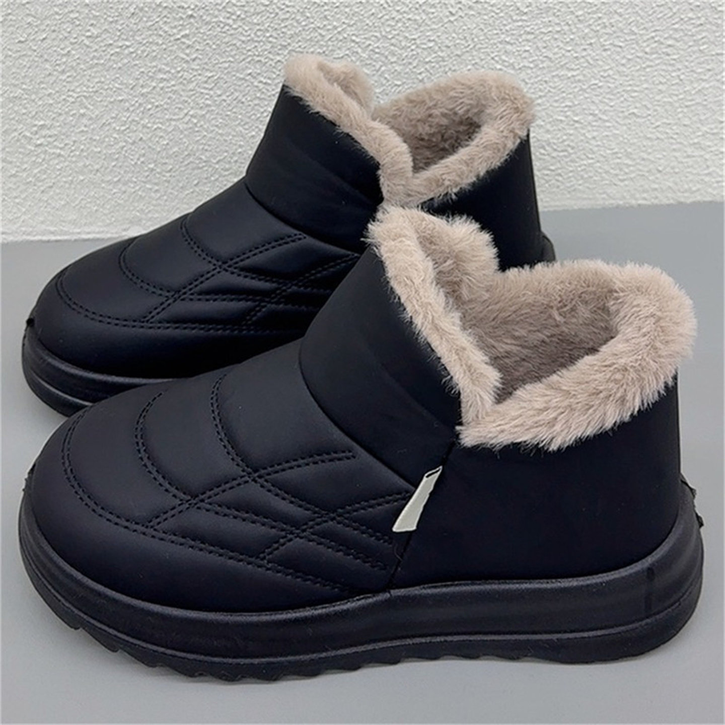 老北京新款女棉鞋百搭休闲防水低帮棉靴冬季厚底加绒加厚女棉鞋,淘宝优惠券,粉丝福利购,淘宝优惠卷