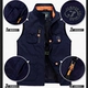 Mới vest khô nhanh xu hướng xuân hè đa dụng cụ bỏ túi vest thể thao vest vest phóng viên vest thủy triều - Dệt kim Vest