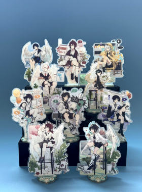 手办展示架亚克力盲盒陈列架底座