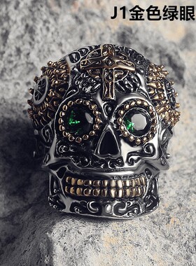 潮人性复古霸气女夸张戒指