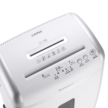 Miki PS5 Efficiency king series paper shredder, German level 5 ຄວາມລັບ, 2*8, shredding ຢ່າງຕໍ່ເນື່ອງສໍາລັບ 7 ນາທີ, double entry