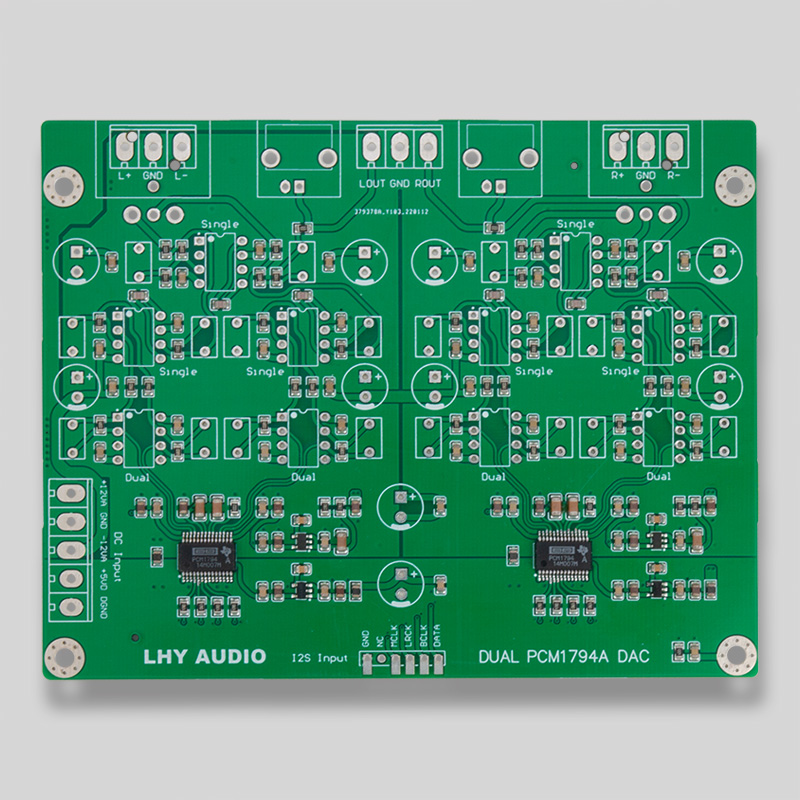 双PCM1794A x2 DAC平衡解码板USB同轴发烧HiFiDIY套件 24Bit 192K - 图1