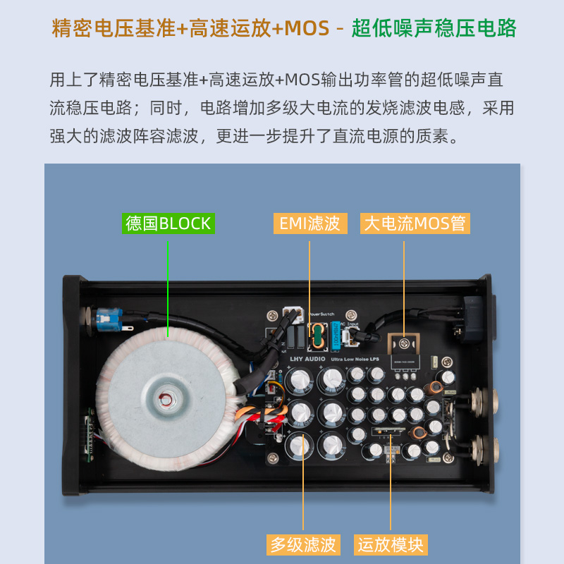 80W 直流线性稳压电源DC12V 发烧音响 硬盘盒NAS路由器MAC PCHiFi - 图1