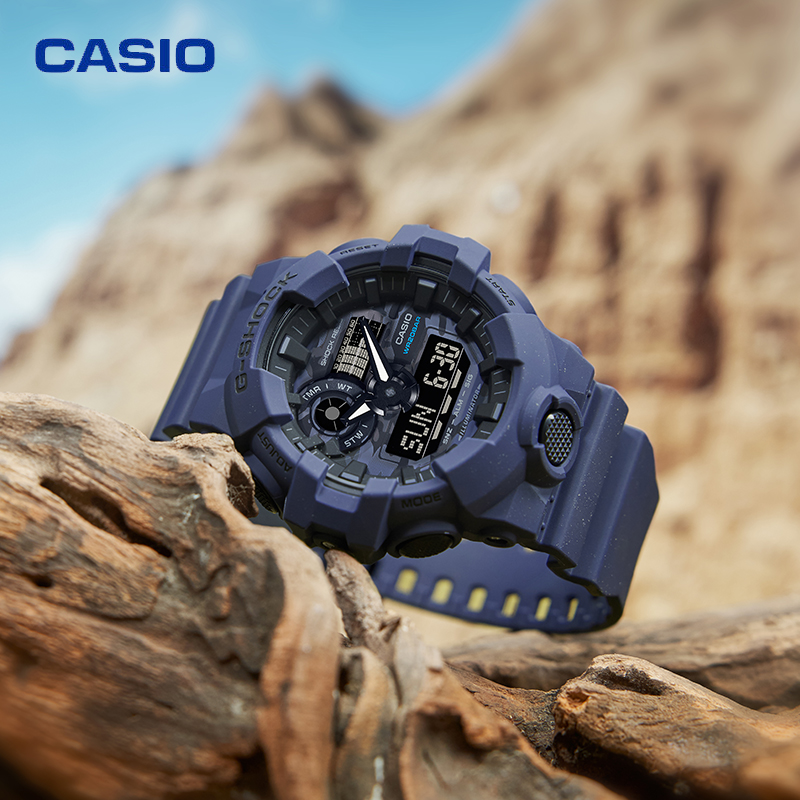 Casio卡西欧G SHOCK新款潮流迷彩小方块运动防水手表男DW5600CA - 图1