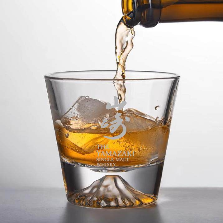 日式威士忌酒杯创意富士山雪山杯啤酒杯商用高端玻璃洋酒杯冰球杯,淘宝优惠券,粉丝福利购,淘宝优惠卷