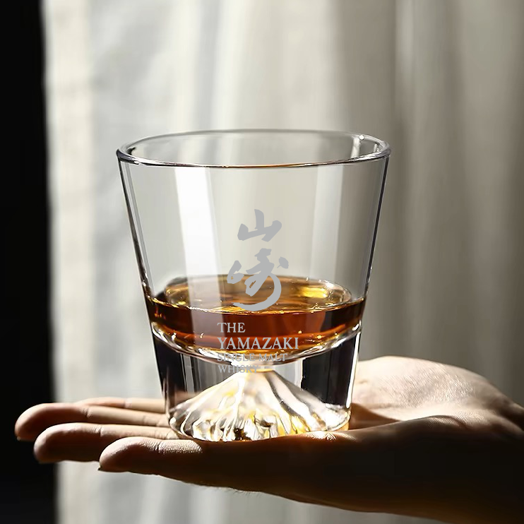 日式威士忌酒杯创意富士山雪山杯啤酒杯商用高端玻璃洋酒杯冰球杯,淘宝优惠券,粉丝福利购,淘宝优惠卷