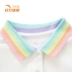 Anta Girls Dress 2019 Summer New Dress Big Child Stand Cổ áo Một nửa tay áo ngắn Tay áo ngắn - Váy