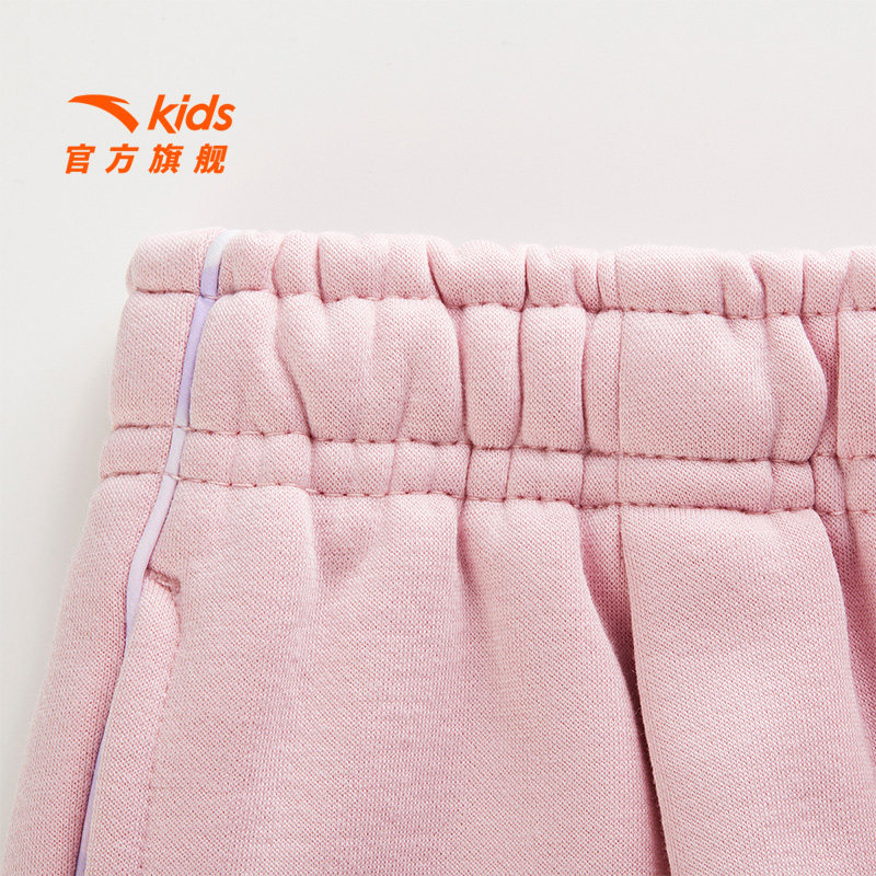 安踏女童加绒裤子2025冬季新款儿童加厚加绒保暖长裤运动裤卫裤,淘宝优惠券,粉丝福利购,淘宝优惠卷
