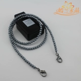 嫣兰水晶 Сумка ручной работы, цепь, портативный аксессуар для сумки из жемчуга, делается под заказ, на одно плечо