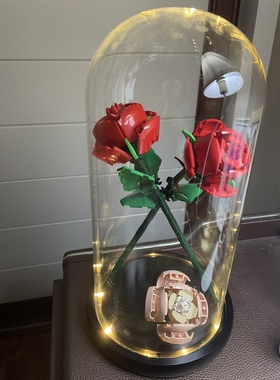 lego花朵积木送女友配套礼物