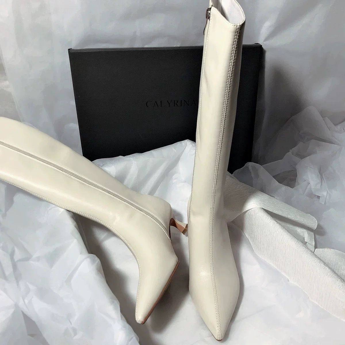 欧美风尖头显瘦不过膝靴女2025秋冬细跟高筒长靴侧拉链高跟瘦瘦靴,淘宝优惠券,粉丝福利购,淘宝优惠卷