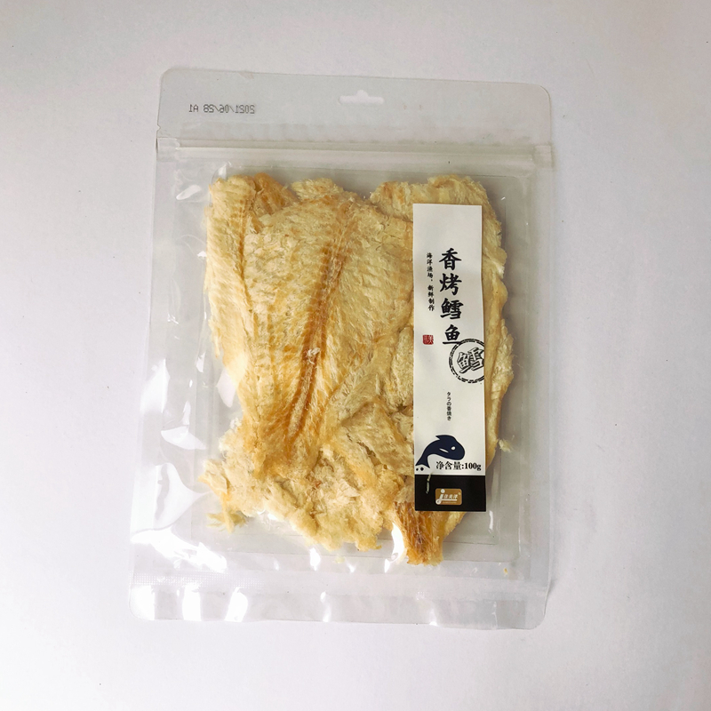 佳美洋香烤鳕鱼片山东青岛特产即食海产品香烤鳕鱼片100g 3件包邮 - 图2