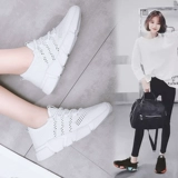 Летняя белая обувь, дышащие универсальные туфли, спортивная обувь для отдыха, в корейском стиле, для бега