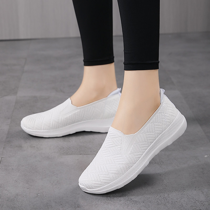 老北京布鞋女一脚蹬软底妈妈黑色运动鞋久站不累脚纯黑上班工作鞋,淘宝优惠券,粉丝福利购,淘宝优惠卷