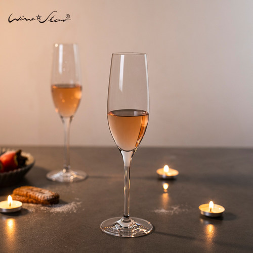 winestar奥地利进口水晶玻璃香槟杯家用欧式洋酒杯礼盒装结婚送礼 - 图1