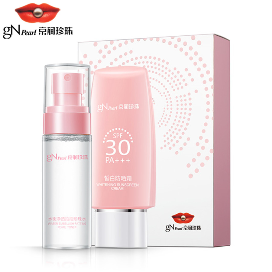 京润珍珠spf30 /pa+++套装防晒霜 商联天下化妆品防晒霜