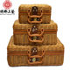 Imitation of Fujida Garden Retro Glue Wicker Picnic Basket Souvenir
