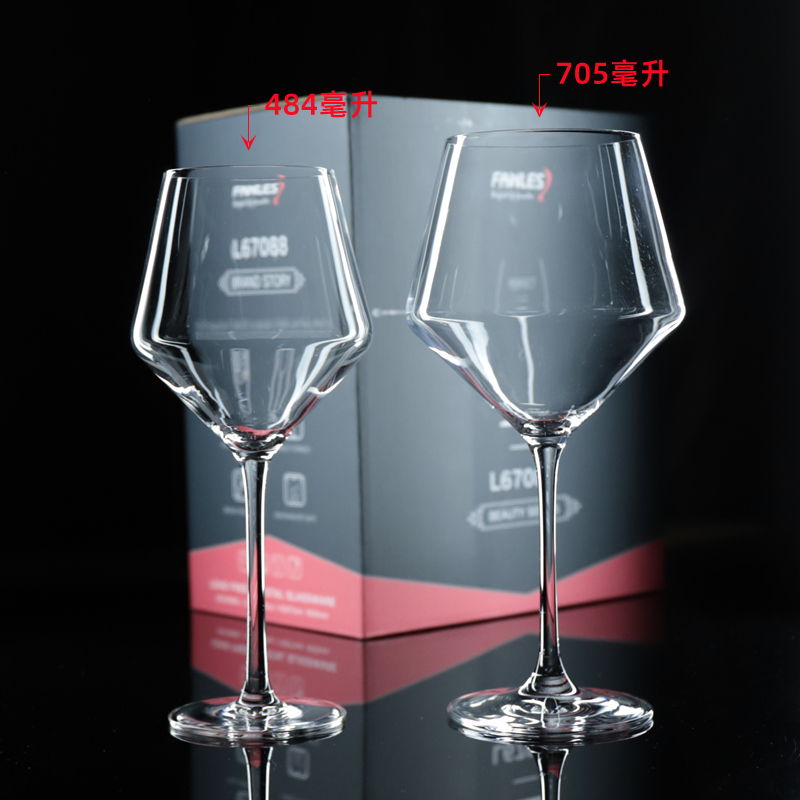 欧式雷司令白葡萄酒杯勃艮第红酒杯赤霞珠波尔多高脚杯细长香槟杯 - 图0