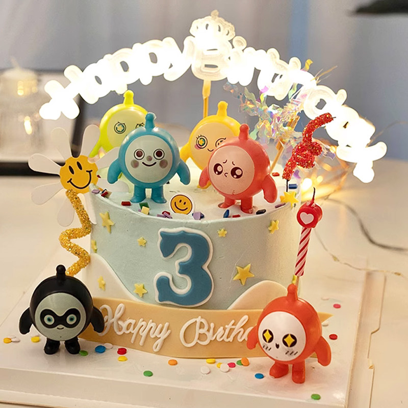 发光灯牌皇冠生日快乐蛋糕装饰品happy birthday灯串暖白彩色字母,淘宝优惠券,粉丝福利购,淘宝优惠卷