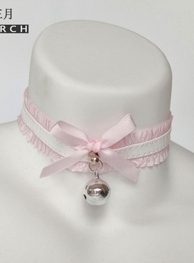 颈饰puppy铃铛choker项圈