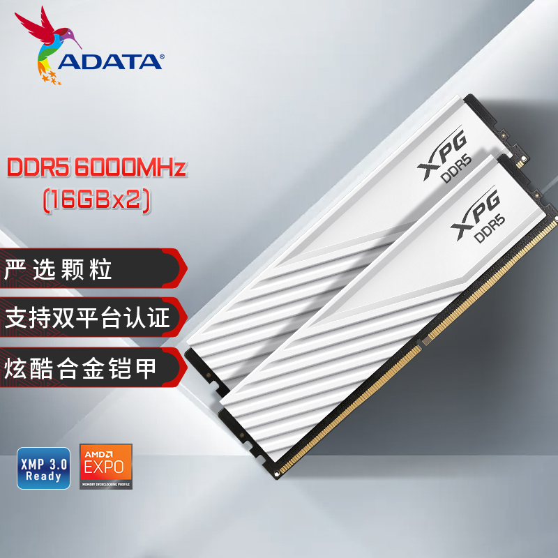 威刚XPG威龙DDR5内存条16G 32G 6000/6400台式机电脑RGB灯条 D500 - 图3