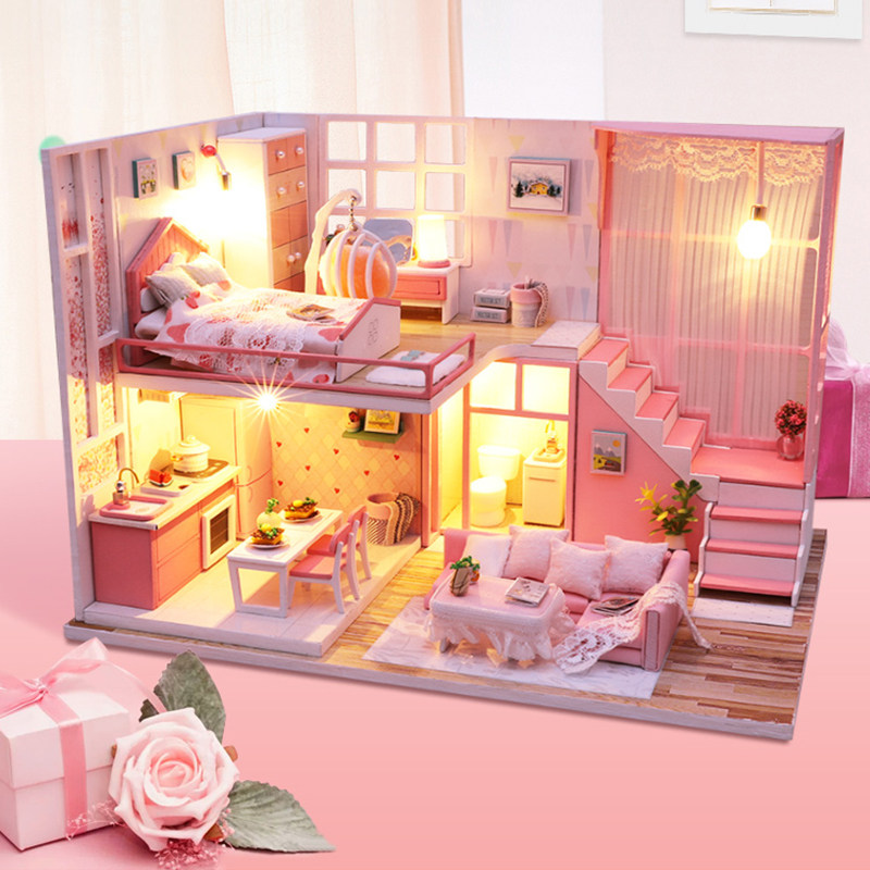 7-8 9 1012岁手工公主娃娃屋 那家小屋过家家玩具
